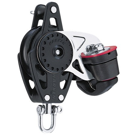 Harken 75mm Carbo Block mit Hundsfott und Klemme